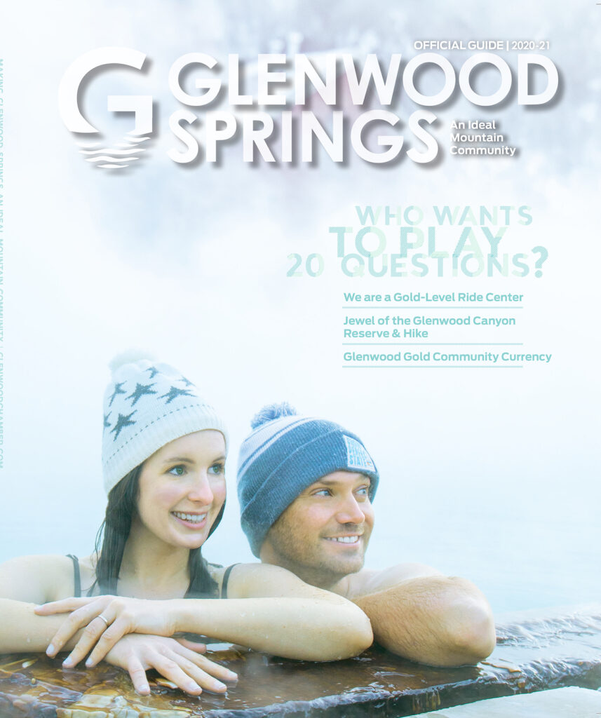 Couple enjoying hot springs